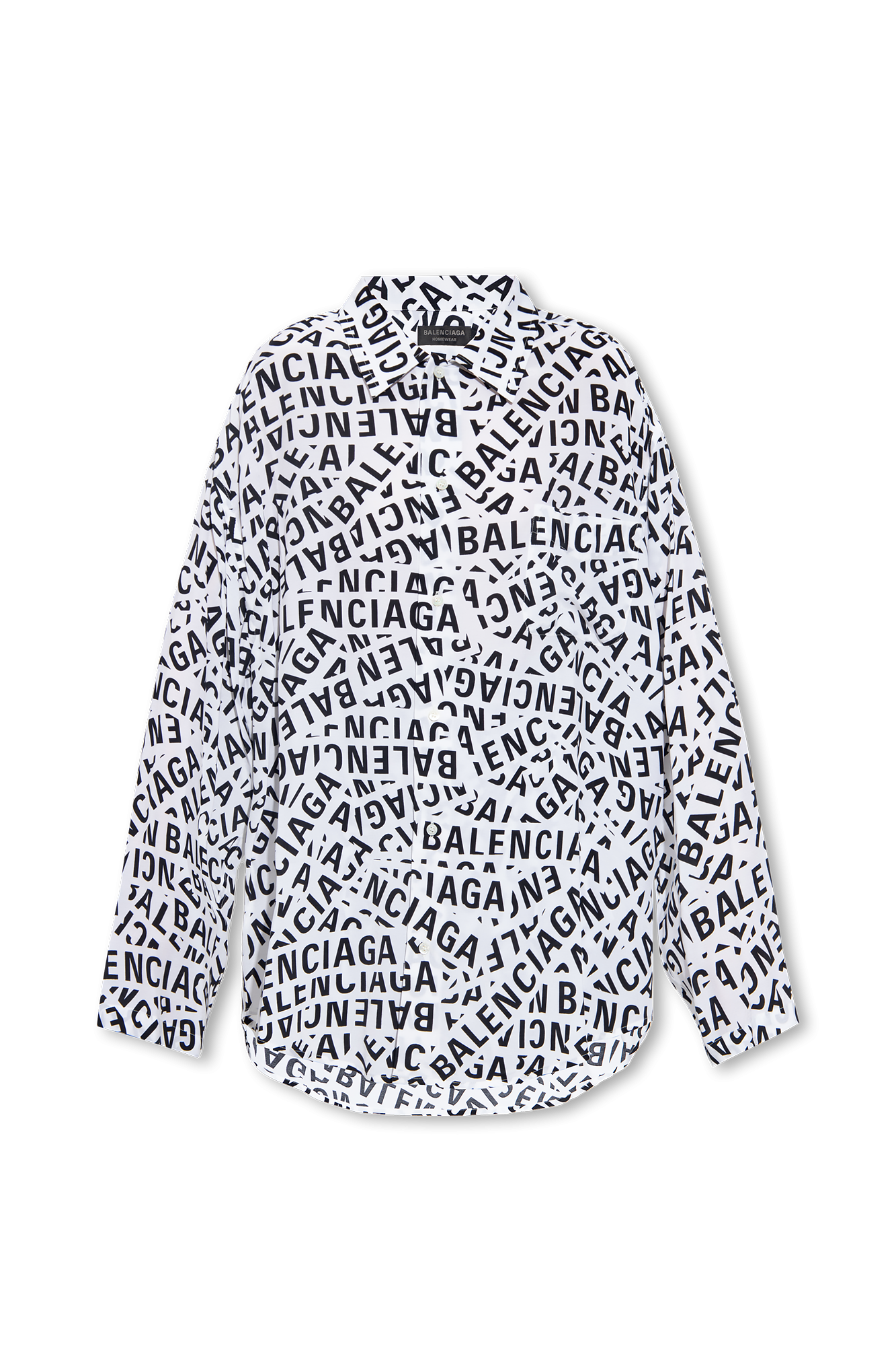 Balenciaga shirt logo print online